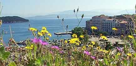 Corfu Harbour from New Fort